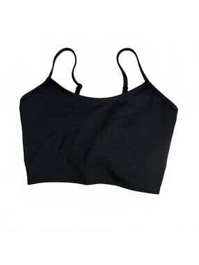 Like New PINK ACTIVE by Victoria's Secret Black Sports Bra Size M